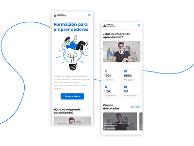 Emprende aprendidendo app aprendiendo branding education emprendeaprendidendo entrepreneurship ui ux design ux ux design