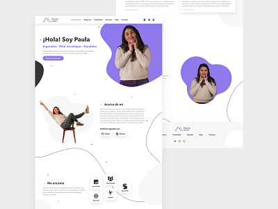 Portafolio-Paula landing landing design landingpage personal design personalpage portafolio portfolio