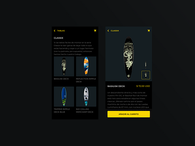 Sector Nine app branding longboard sector9 skate skateboard skateboarding ui ux design ux ux design