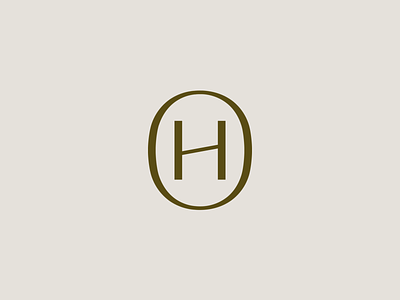 Hulala Home Logo Mark brand branding design fort worth furniture h home hulala icon logo logomark luxury mark simple type