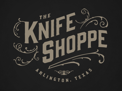 The Knife Shoppe Tee apparel design ornamental tshirt tshirt design type typography