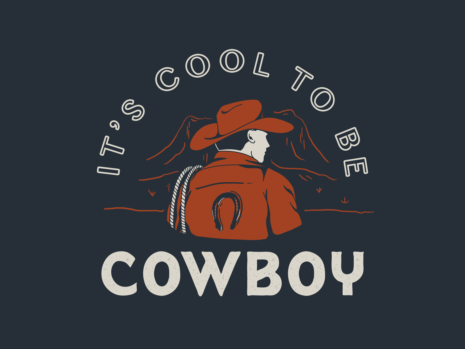 It's Cool to be Cowboy - Concept 3 by Hannah Smith for Trust Design ...