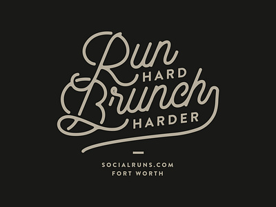 Social Running - Run Hard, Brunch Harder