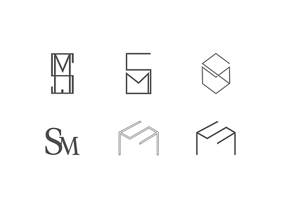 Which Sm Logo Icon Do You Like Best By Liron Ben Moshe On Dribbble