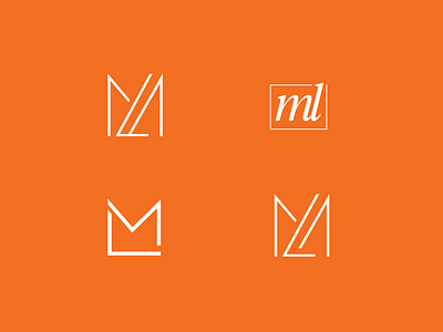 Ml Logo Design By Liron Ben Moshe On Dribbble