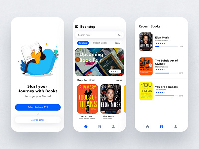 Book Reading App UI/UX