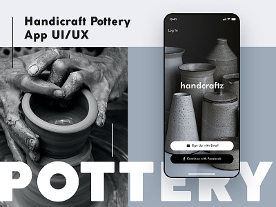 Handicraft Pottery App Design