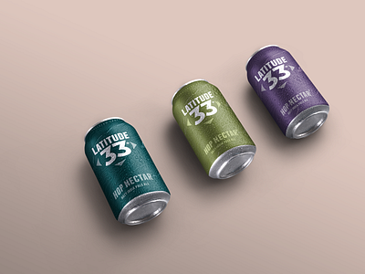 Hop Nectar Series branding can art can mockup design illustration logo product design