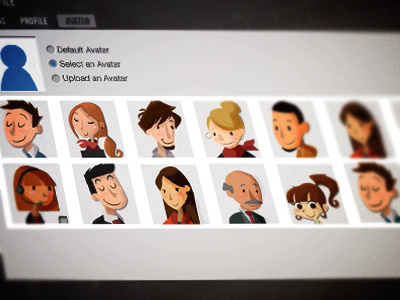 Avatars avatar avatars characters chat faces illustration profile virtual fair