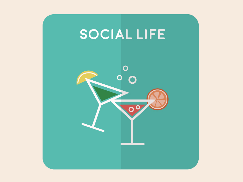 Social life. Life by.