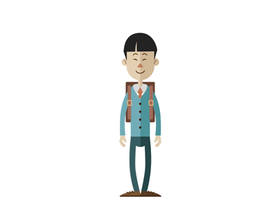 Ni Hao animation character chinese gif illustration illustrator