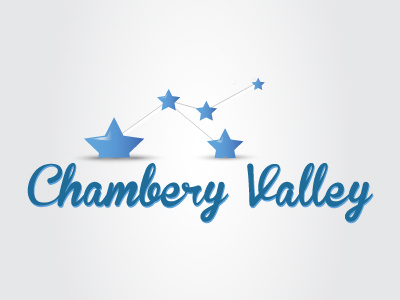 Logo 3d logo blue chamberi constellation logo madrid retro logo retro typography start ups starts typography valley