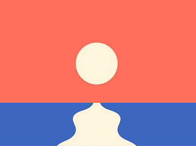 Sunset cesar contreras design illustrator