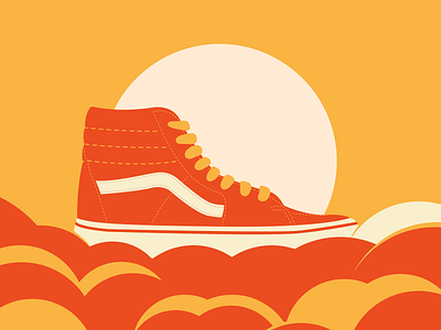 Vans Off the Clouds cesar contreras design illustration illustrator vans