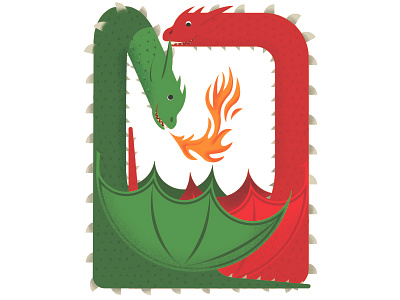 Remembering Daenerys' dragons cesar contreras dragons illustration photoshop