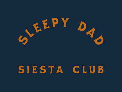 Sleepy Dads Taking Naps cesar contreras design illustrator typography