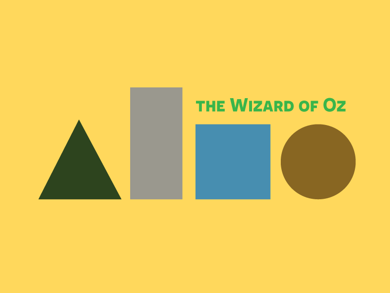 BSDS Minimal Poster - The Wizard of Oz oz wizardofoz thewizardofoz minimal bookposter movieposter moviedesign movie challenge bsds