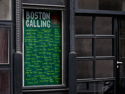 Boston Calling Poster allston band poster bands boston boston calling festival poster poster art poster design