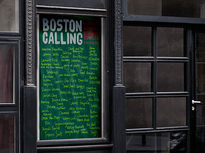 Boston Calling Poster