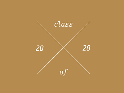 Class Of 2020 2020 branding class of 2020 university