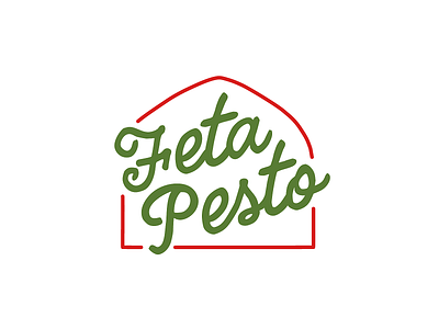 Fetaaa Pestoooo branding branding design farm feta food logo pesto