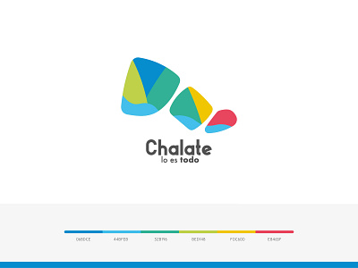 Chalate flat ilustrator logo vector