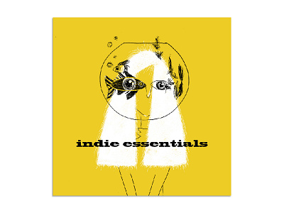 Indie essentials cover cover artwork design illustration indie photoshop playlist spotify