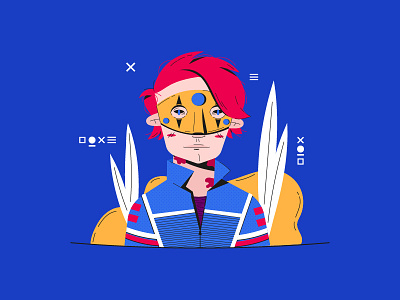 Party Poison character character design danger days design fanart flat gerard way ilustration ilustrator killjoys mcr my chemical romance party poison vector