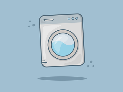 28/100 Washing Machine 100days 100dayschallenge 100daysproject art design graphic design graphicdesign icon illustration logo logodaily sketchapp vector