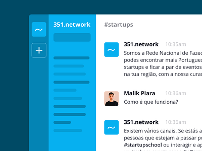 351 | Startup Portugal 351 brand identity slack