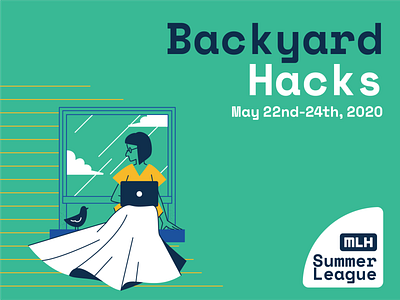 backyard hacks adobe illustrator design event event branding home illustration