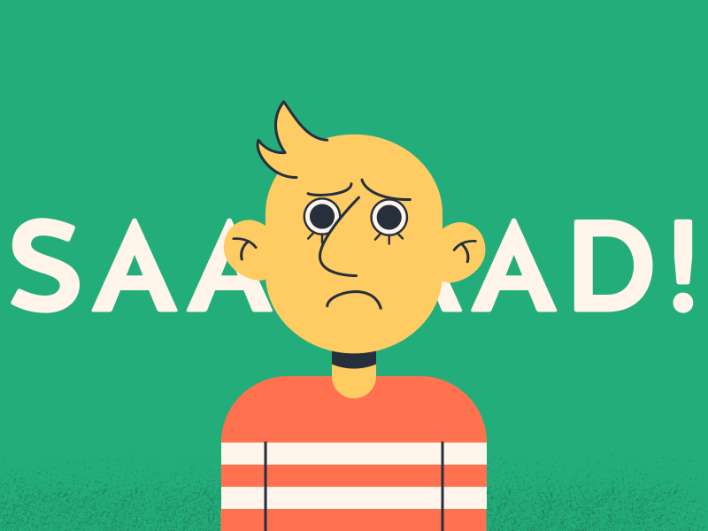 saaaaaad! after effects animated facial expressions gif sad face