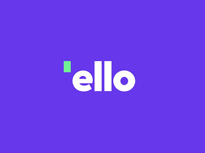 Ello - Logo animation animated animation branding design logo logo animation motion motion design motiongraphics
