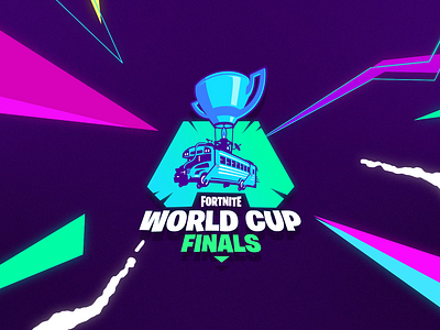 Fortnite World Cup animation design flat fortnite intro motion motion design