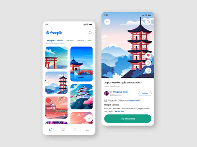 Freepik Mobile Apps app app design clothes clothing store e commerce e commerce app ecommerce fashion brand freepik app ios mobile mobile app online store shop app shopping app ui ui ux design uiux ux