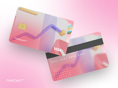 Payment Tech PointCard ar branding design flat illustration payment technology ui vector vr