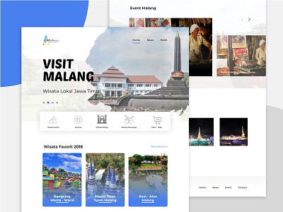 Visit Malang Landing Page