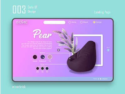 Daily UI 003 - Landing Pages