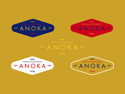 Anoka World accessories brand branding clothing design fashion freedom handmade logo mark nature type world