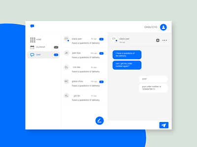 Daily UI 013 Direct Messaging