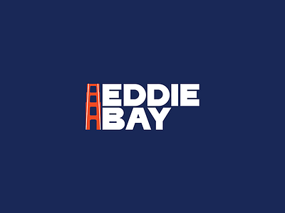 Eddie Bay bay branding illustration logo san francisco california symbol typography vector wordmark