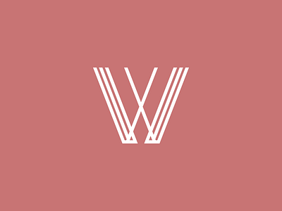W branding design icon illustration letters logo symbol typography vector w