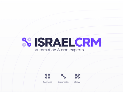 ISRAEL-CRM Logo brand identity branding business logo logo concept logodesign minimal
