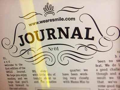 Final Journal Header journal newspaper