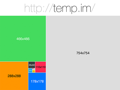 Placeholder: temp.im demo use colorful f2e fibonacc golden placeholder placeholder images ratio sequence