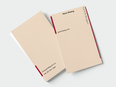 Business card - UI/UX designer business card design businesscard minimal business card minimalism minimalist print design typographic typography