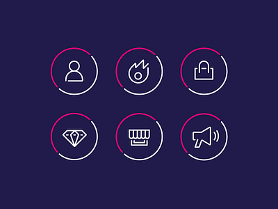 Blinq Icon Set by Alexei Maletsky for dworkz on Dribbble