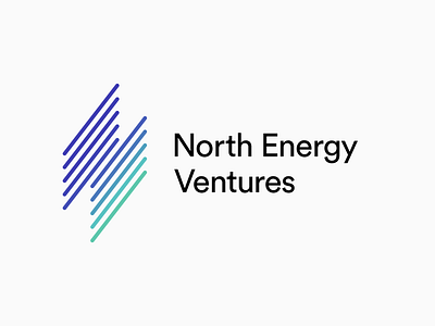 North Energy Ventures — Logotype v.2 aurora branding colors gradient identity logo mark north symbol