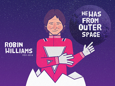 Robin Williams was from Outer Space mork mindy nano nano robin williams space