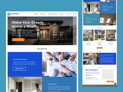 LocalBuild Landing Page Concept